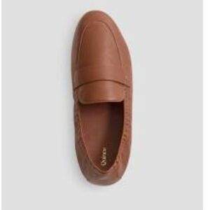 Quince Italian Leather Loafer In Cognac Sz 7 New In Box